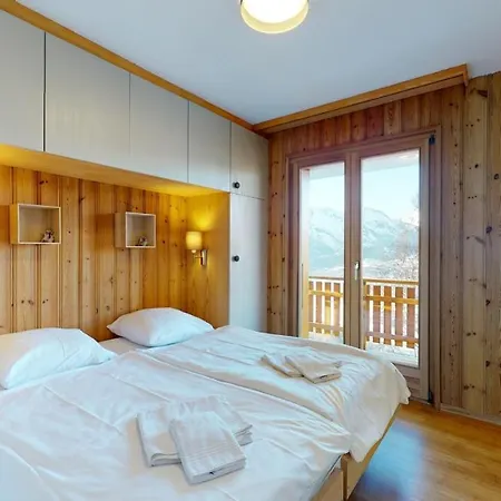 Cozy In Veysonnaz, Close To The Slopes Of The 4 Valleys Lejlighed